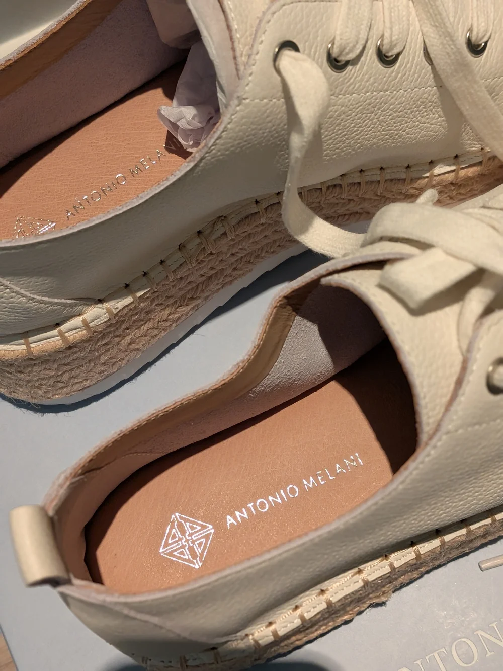 NWT Antonio Melani  Espadrille Platform Sneaker